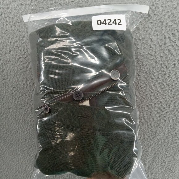 Frederik Anderson Copenhagen Sweater Mens Large Dark‎ Green Pullover Heavy Knit - Picture 8 of 8